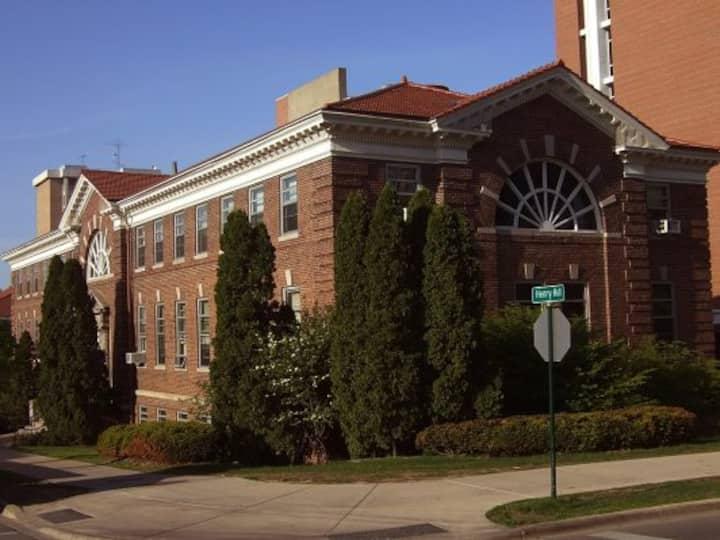 Picture of the skyline of Ann Arbor, Michigan where our contractors can help solve all of your water damage problems!